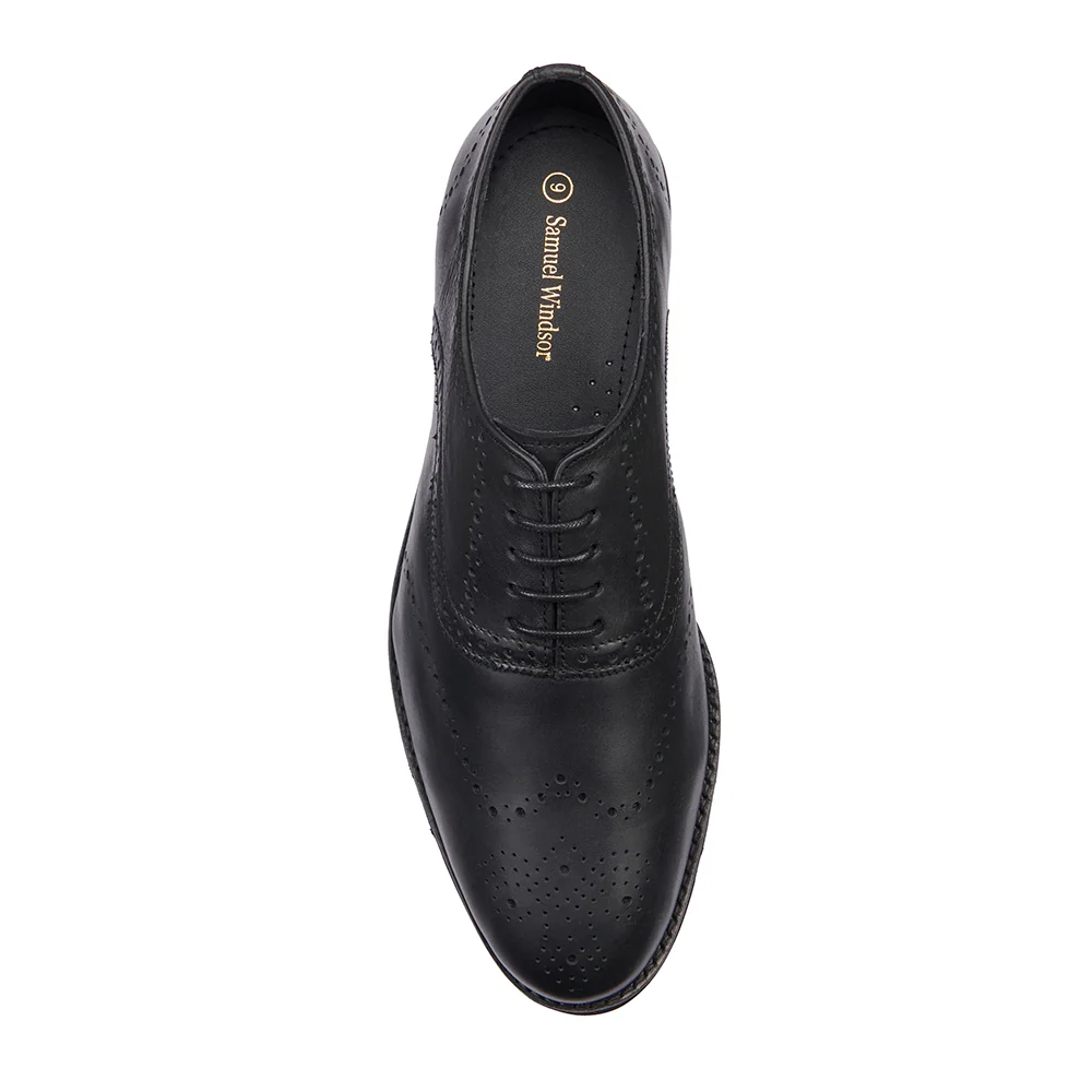 Apex Brogue - Black - Image 4