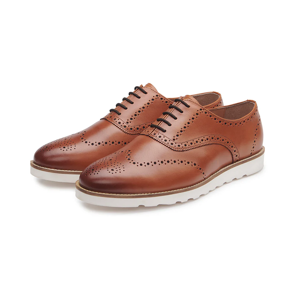 Apex Brogue - Tan - Image 3