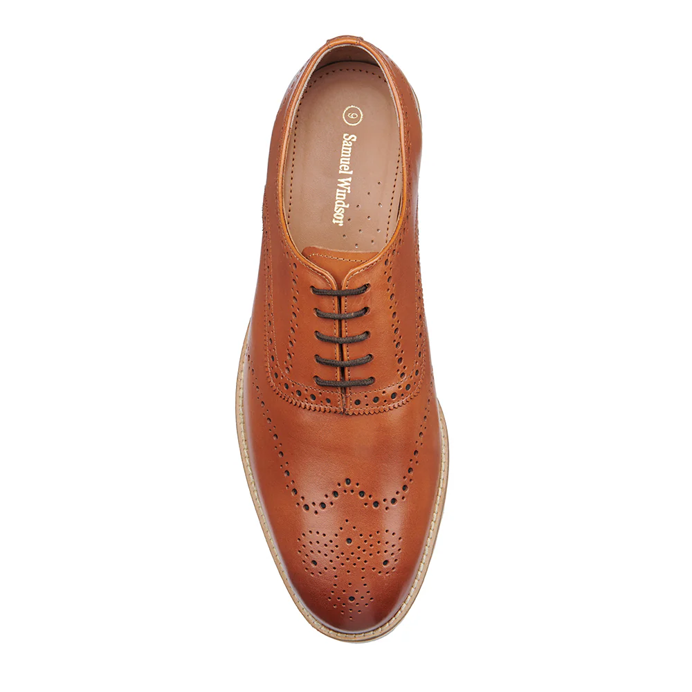 Apex Brogue - Tan - Image 4