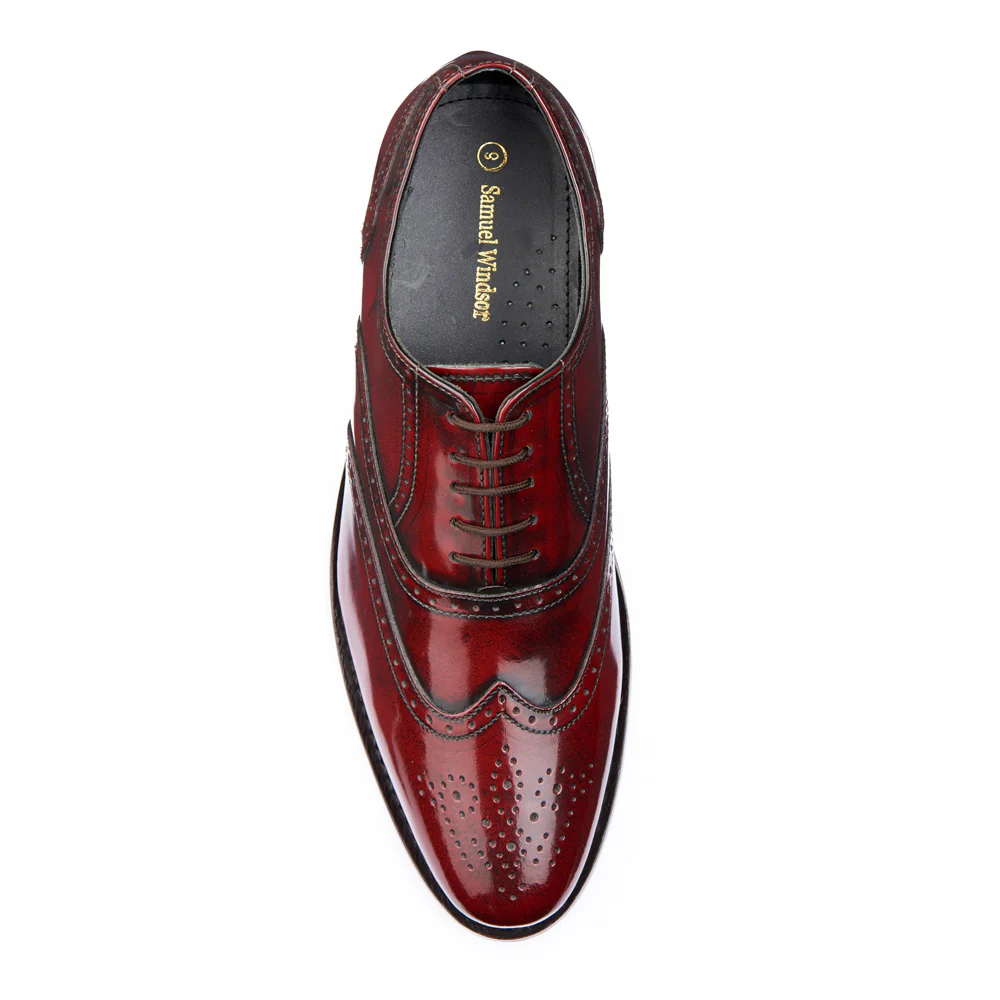 Cheltenham Brogue - Oxblood - Image 3