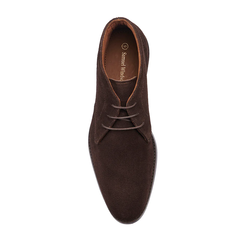 Langley Chukka Boots - Brown Suede - Image 3