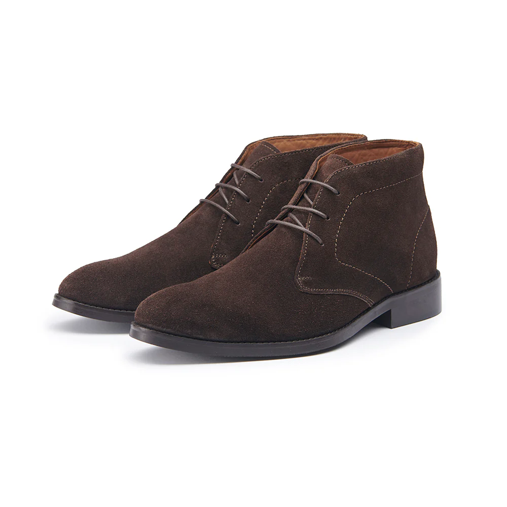 Langley Chukka Boots - Brown Suede - Image 4
