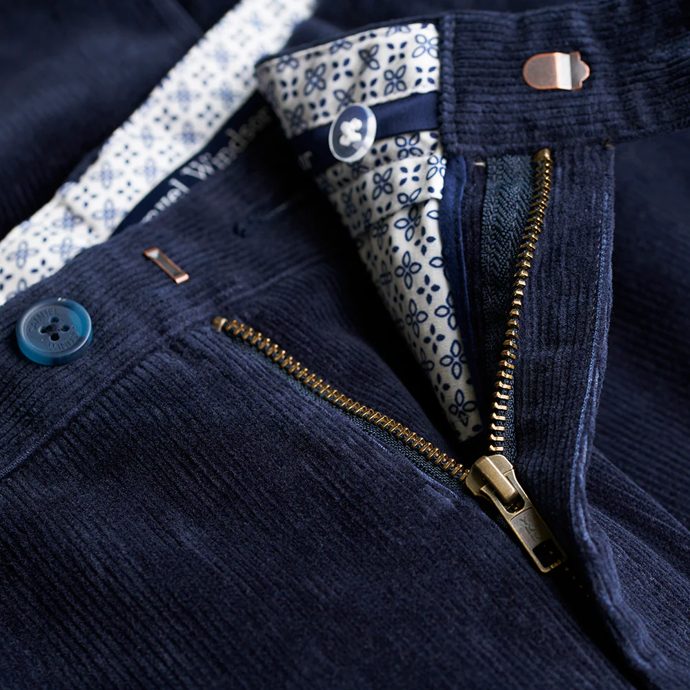 Corduroy Trouser - Navy - Image 5