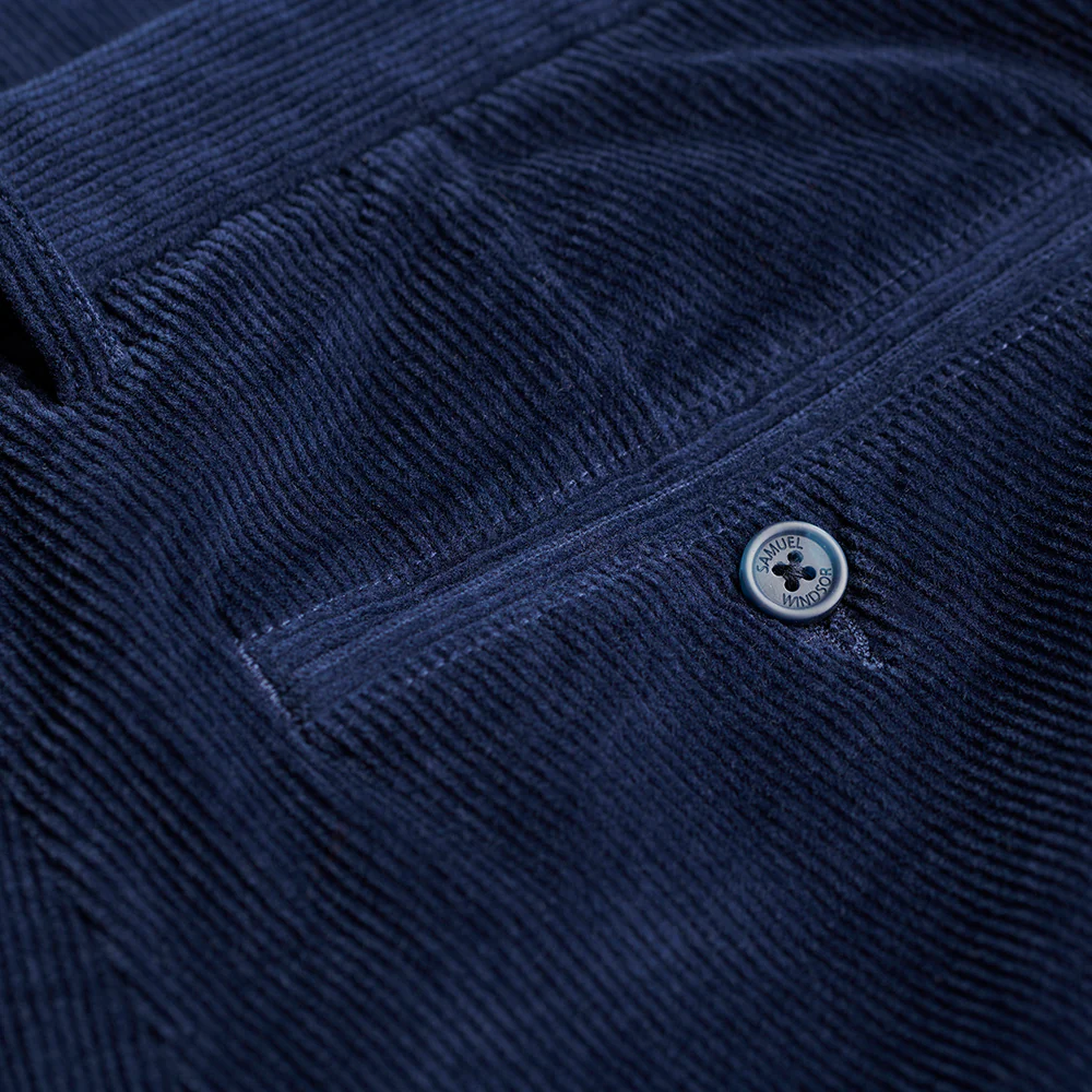Corduroy Trouser - Navy - Image 6