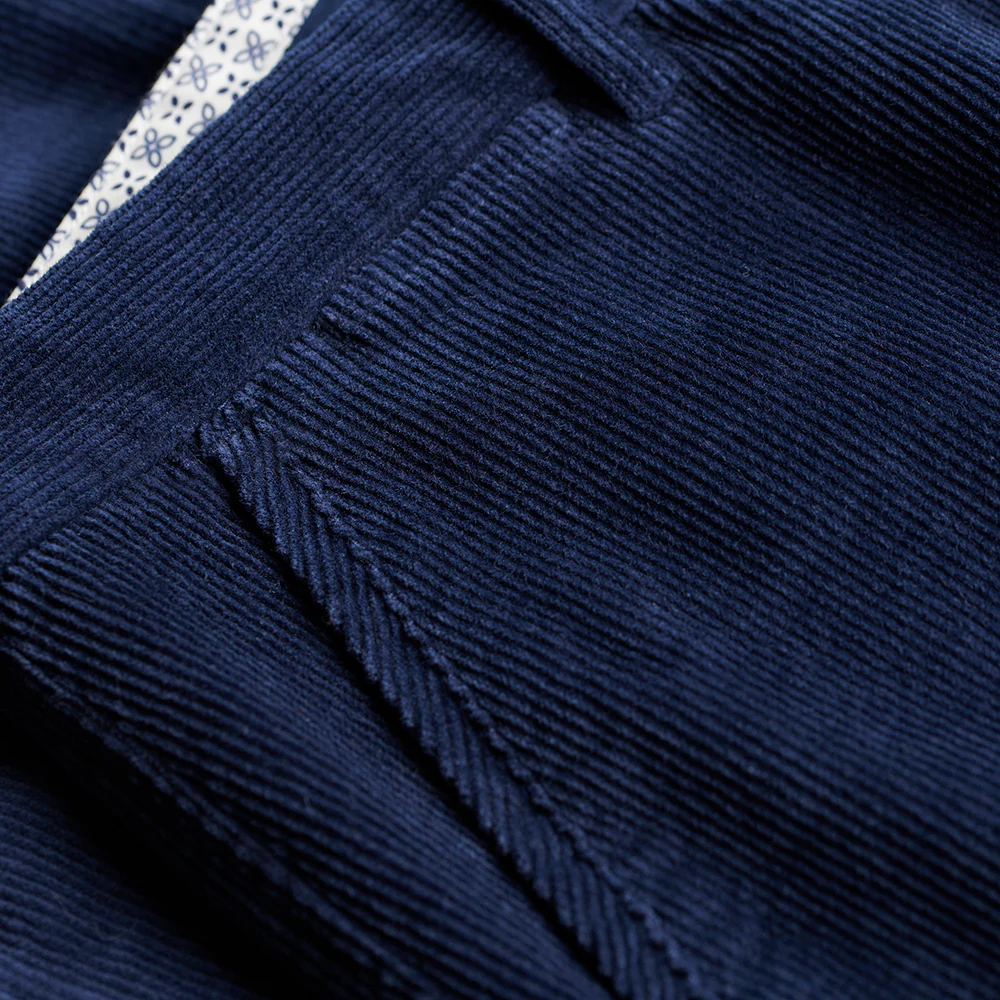 Corduroy Trouser - Navy - Image 7