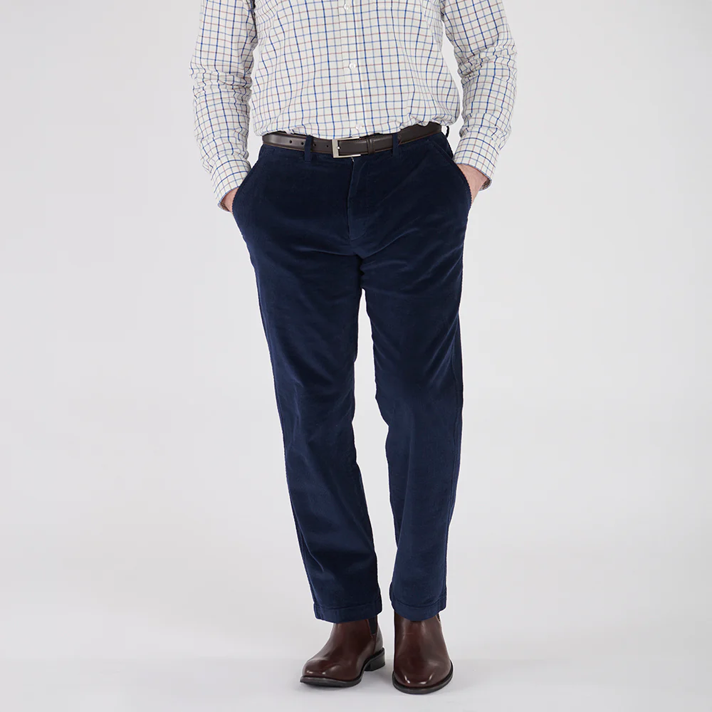 Corduroy Trouser - Navy - Image 8