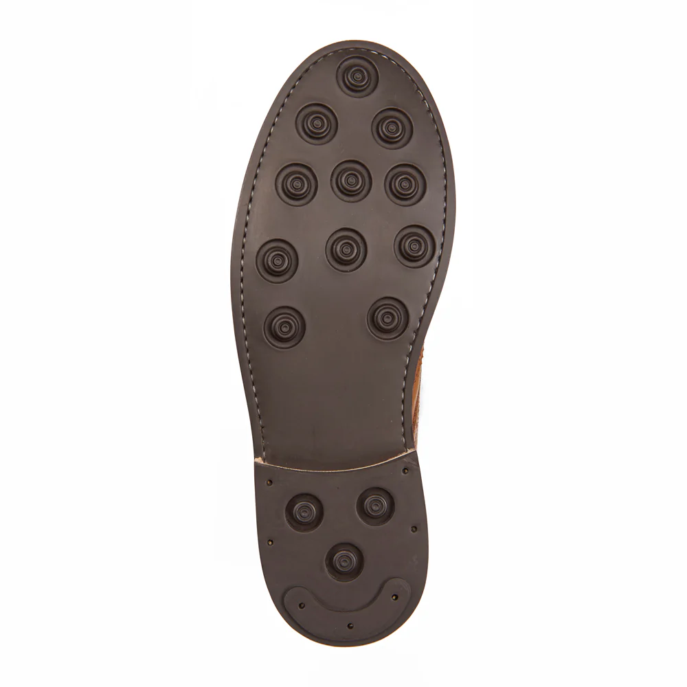 Country Brogue Boot - Tan - Image 5