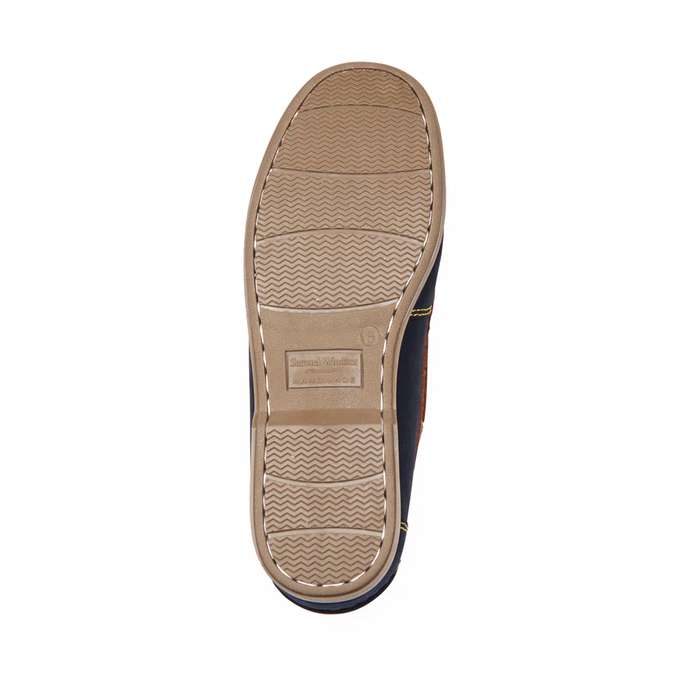 Deck Shoe - Navy/Brown - Image 4