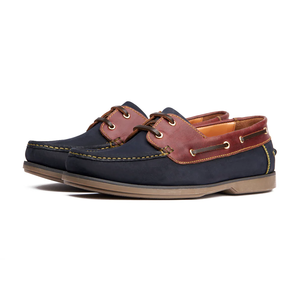Deck Shoe - Navy/Brown - Image 5