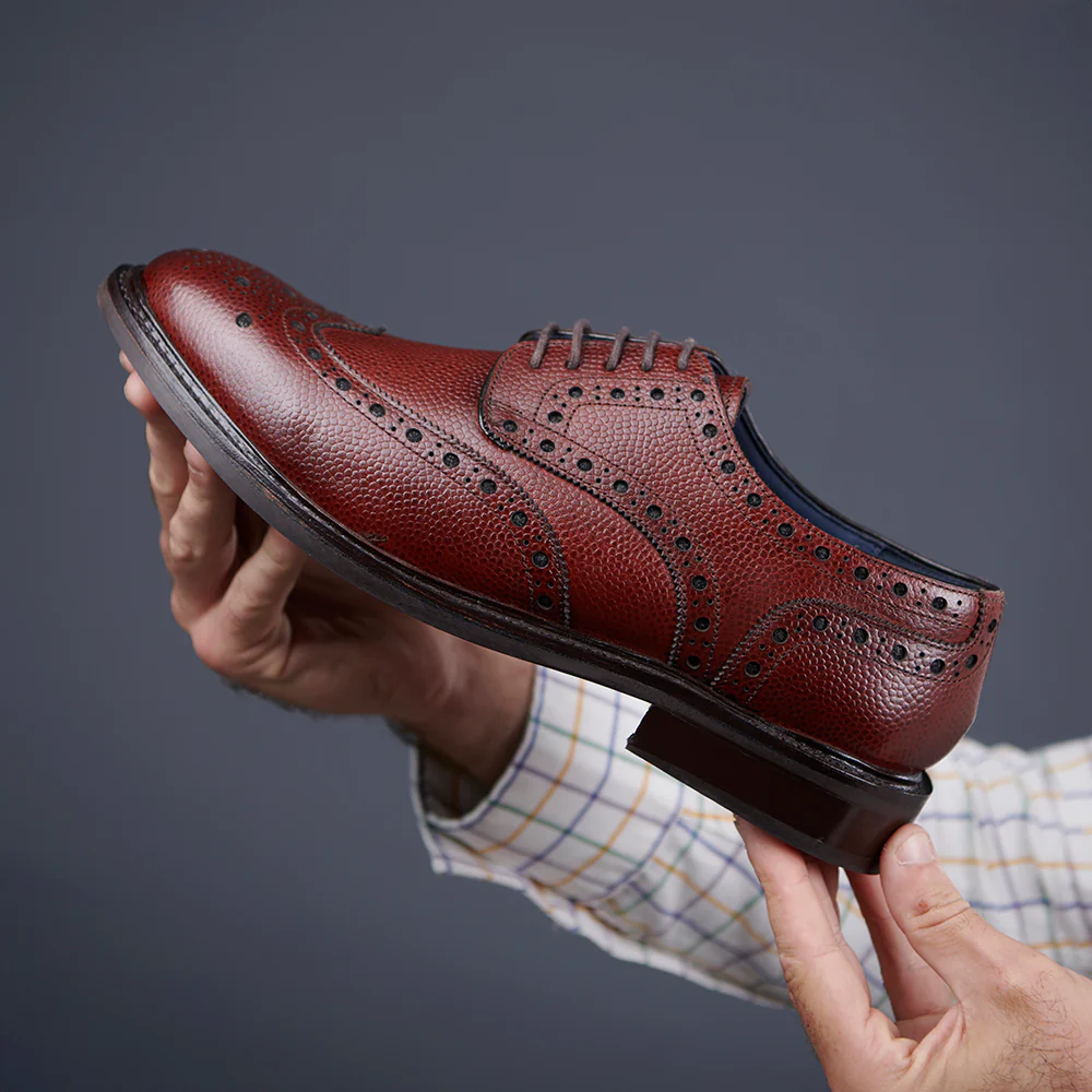 Derby Brogue - Brown Grain - Image 3