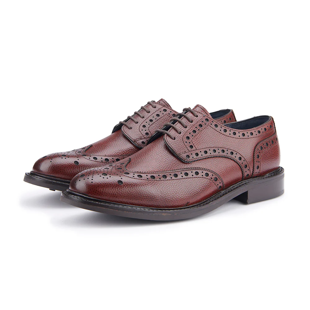 Derby Brogue - Brown Grain - Image 5