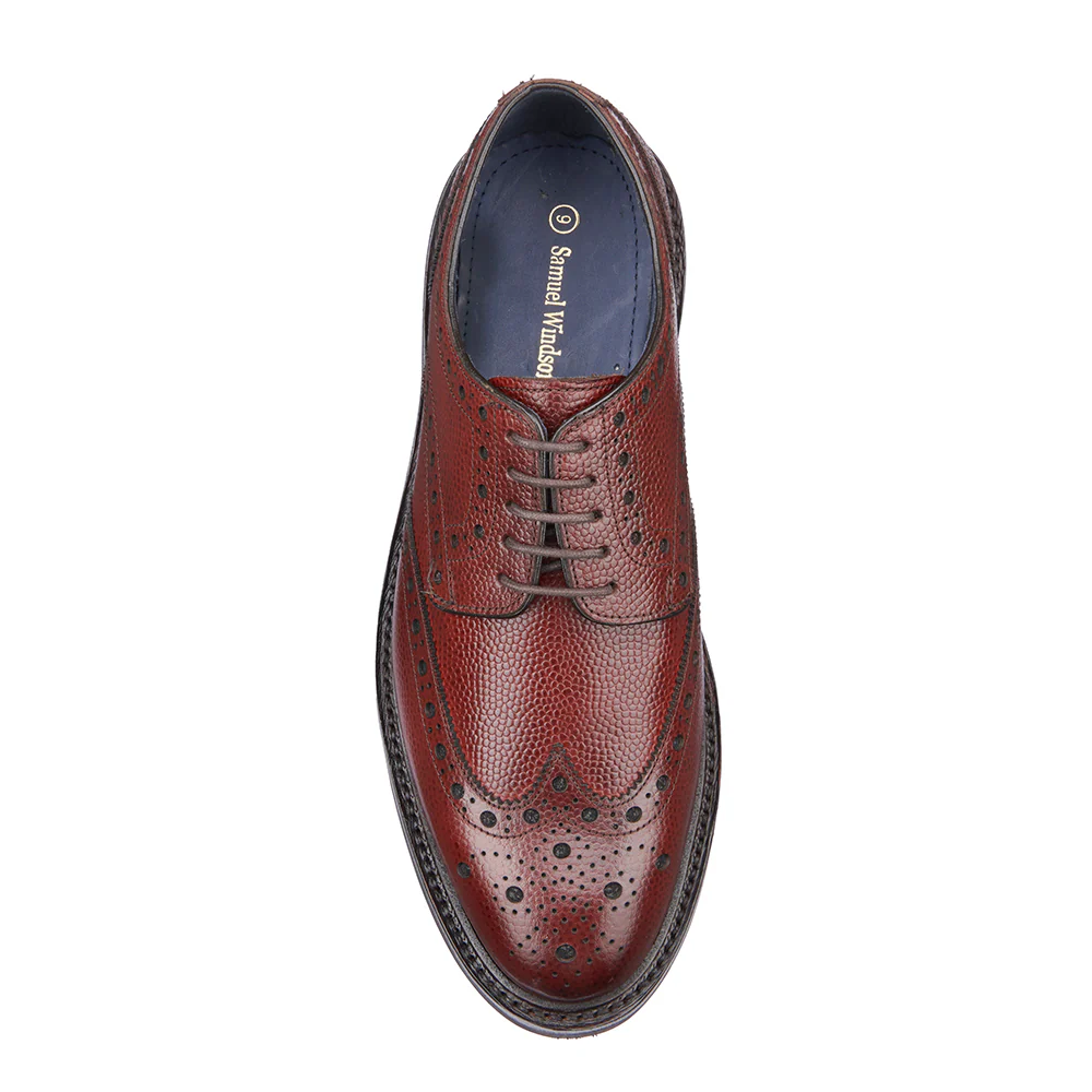 Derby Brogue - Brown Grain - Image 6