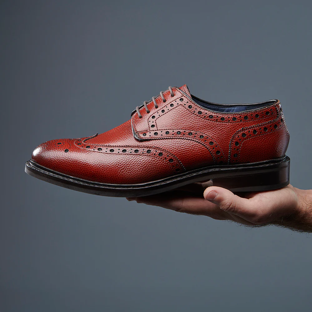 Derby Brogue - Chestnut Grain - Image 3