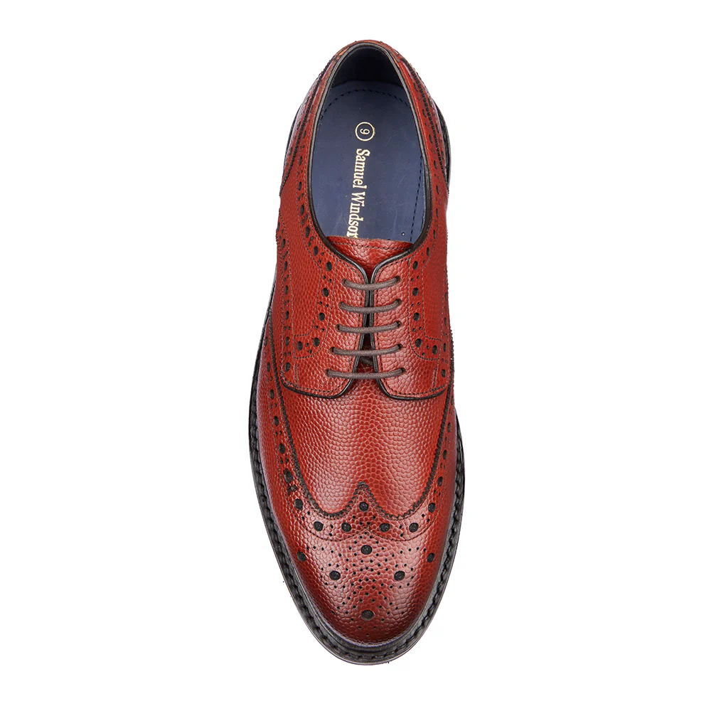 Derby Brogue - Chestnut Grain - Image 6