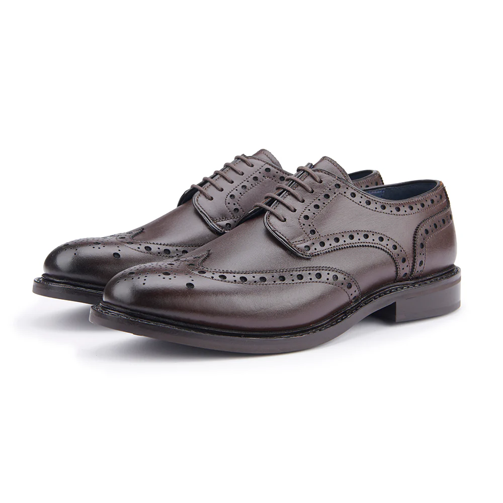Derby Brogue - Dark Brown - Image 4