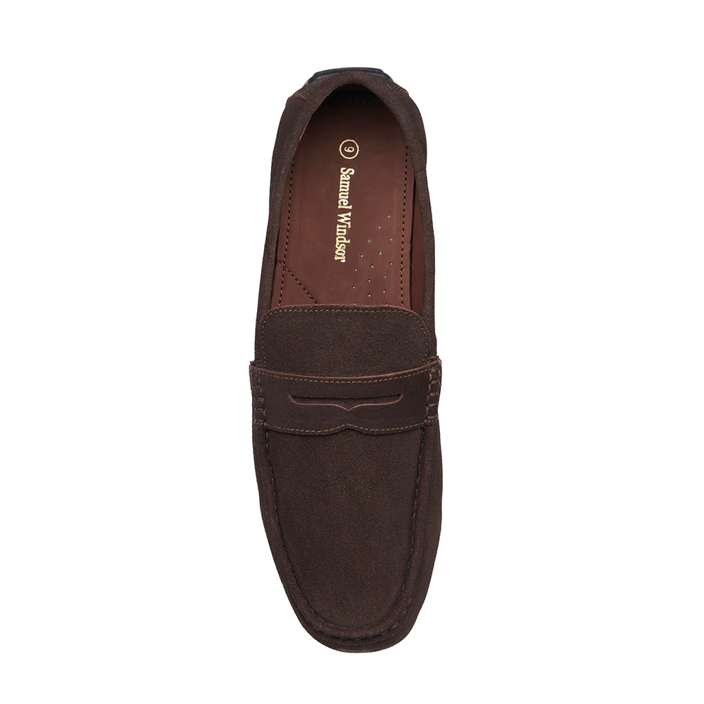 Driving Shoe - Brown Suede - Image 4