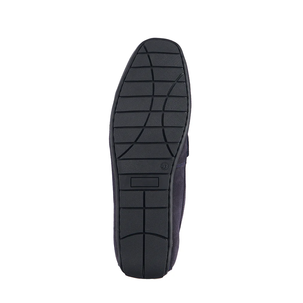 Driving Shoe - Navy Suede - Image 3
