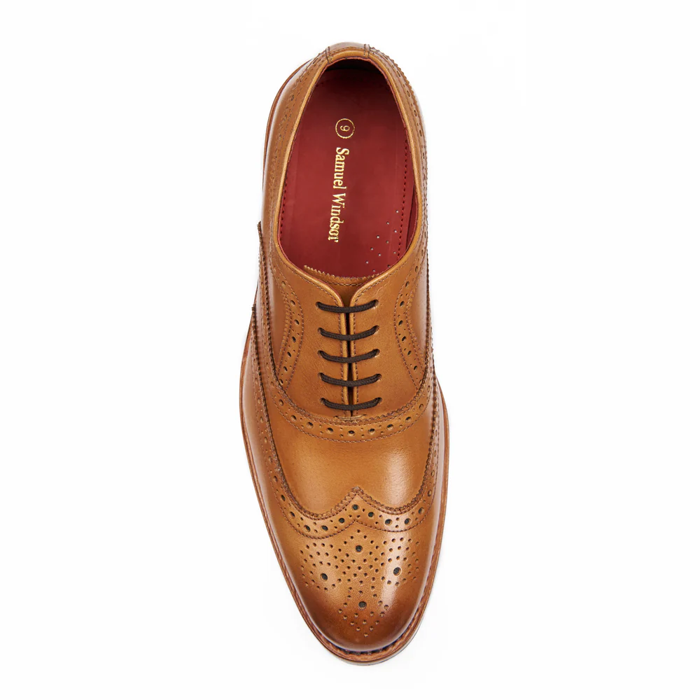 Flintsham Brogue - Tan - Image 4