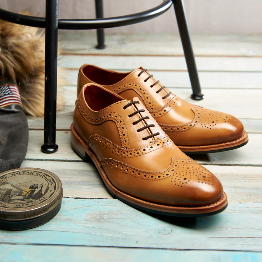 Flintsham Brogue - Tan - Image 7