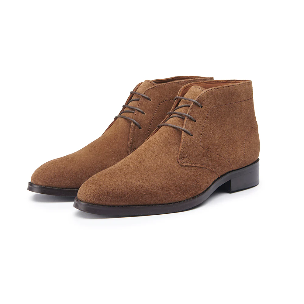 Langley Chukka Boots - Honey Suede - Image 3