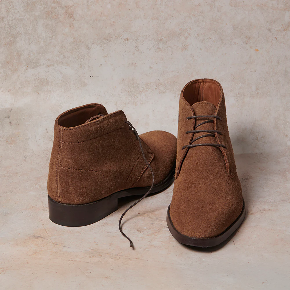 Langley Chukka Boots - Honey Suede - Image 6