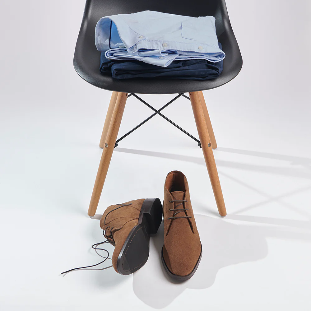 Langley Chukka Boots - Honey Suede - Image 7