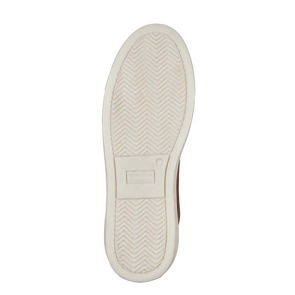 Leather Trainer - Brushed Havana - Image 5