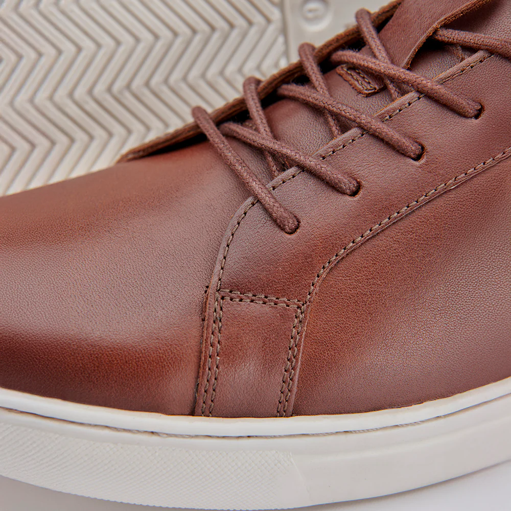 Leather Trainer - Dark Brown - Image 6