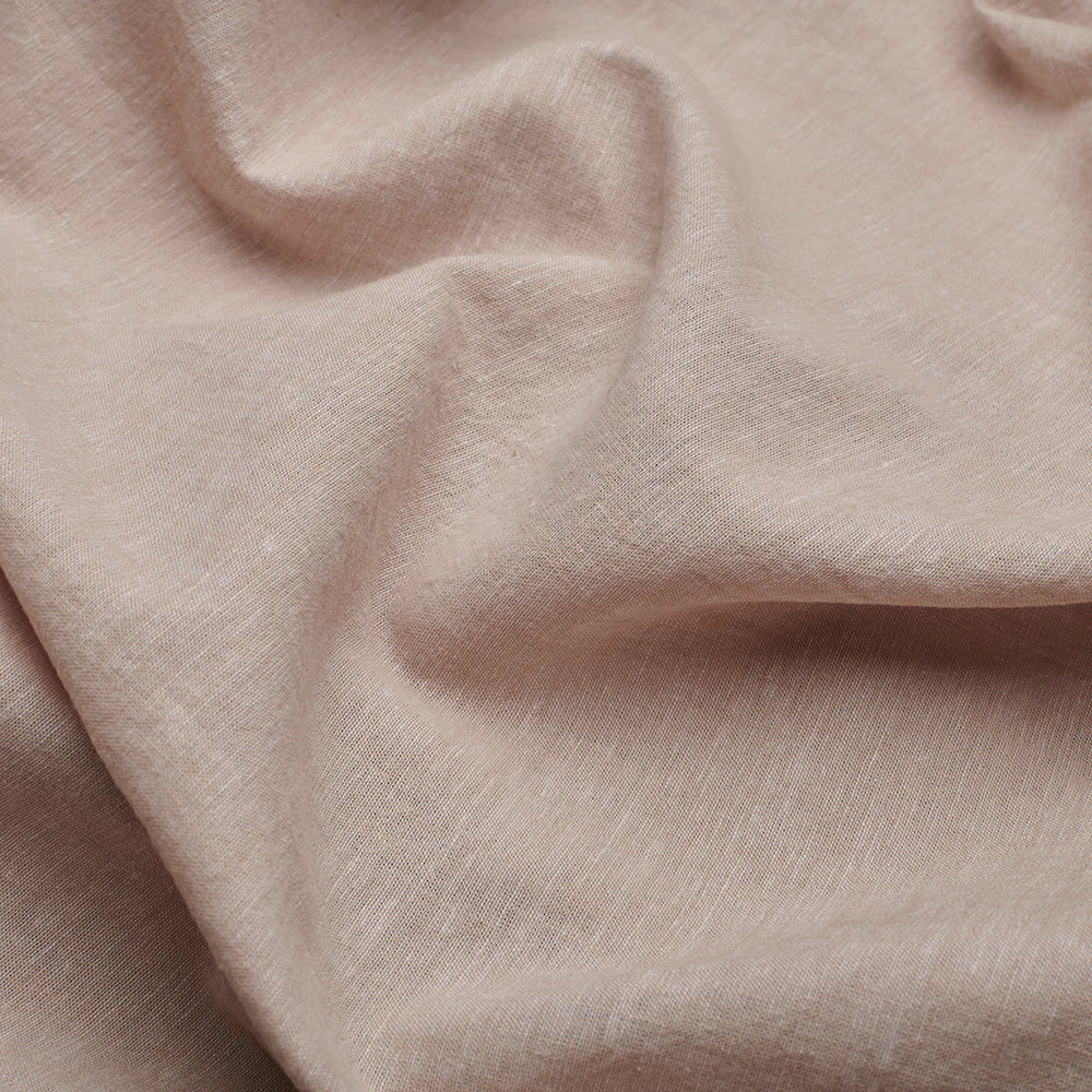Linen Rich Shirt - Oatmeal - Image 6