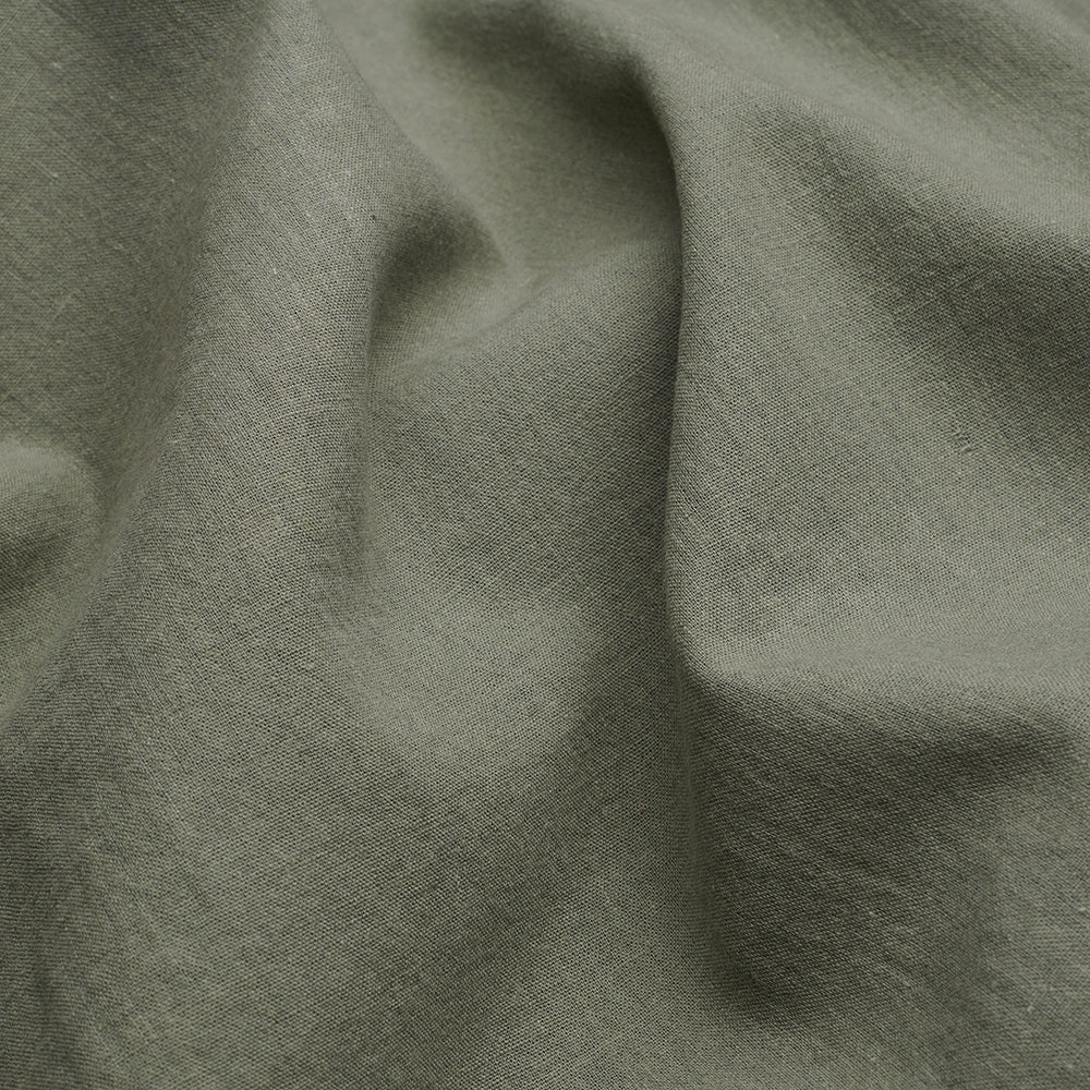 Linen Rich Shirt - Sage - Image 5