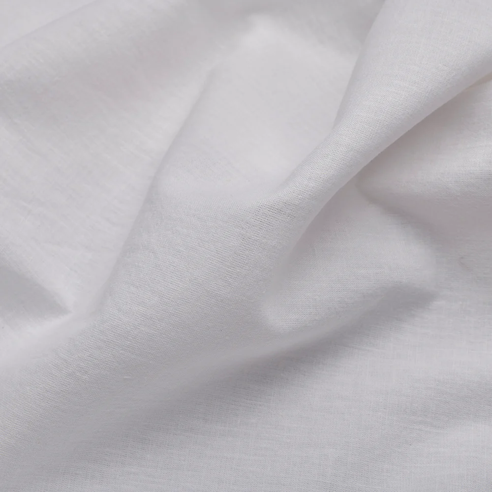 Linen Rich Shirt - White - Image 7