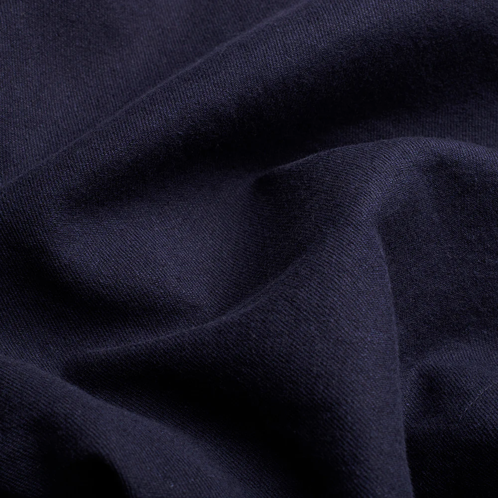 Linen Rich Trousers - Navy - Image 8