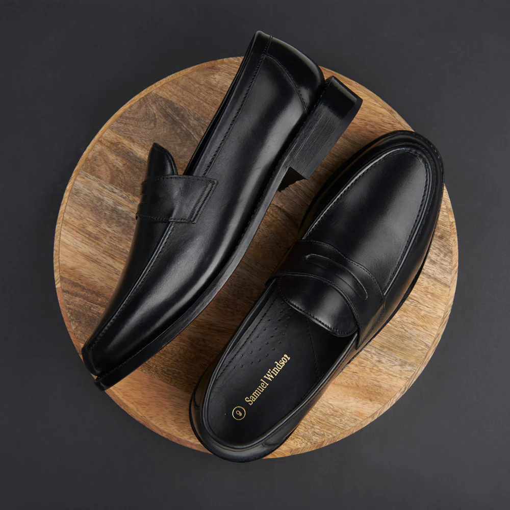 Penny Loafer - Black - Image 6