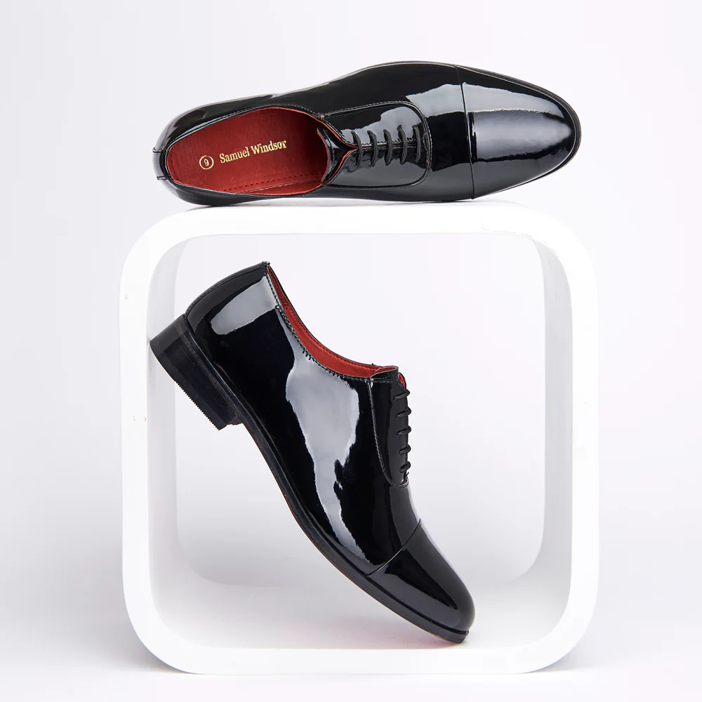 Oxford Dress Shoe - Black - Image 3