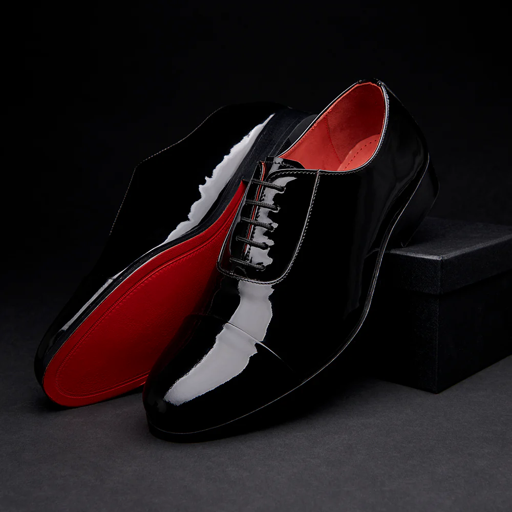 Oxford Dress Shoe - Black - Image 9