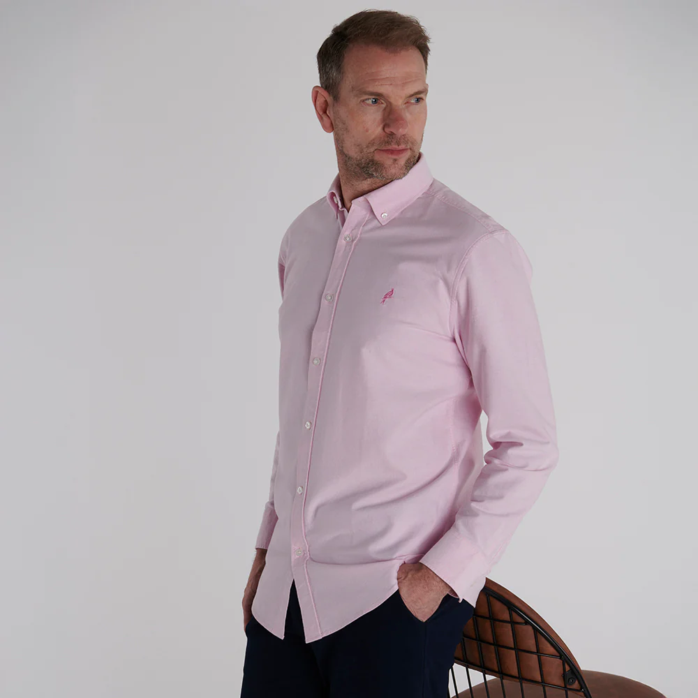 Oxford Shirt - Pale Pink - Image 8
