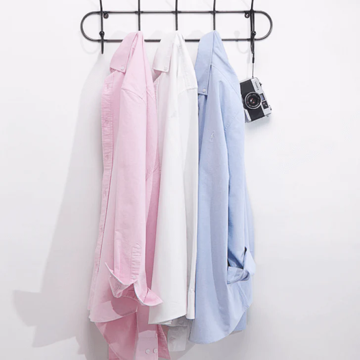 Oxford Shirt - Pale Pink - Image 9