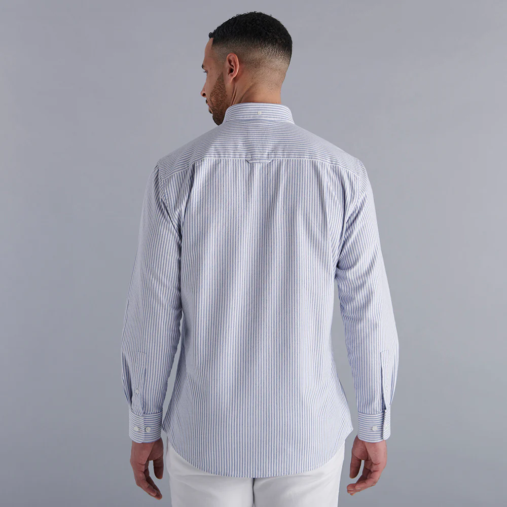 Oxford Shirt - Blue Stripe - Image 10