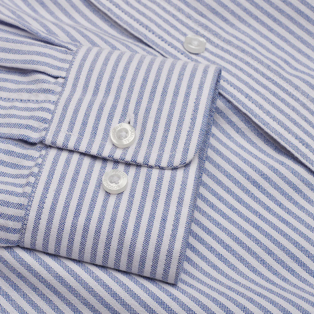 Oxford Shirt - Blue Stripe - Image 7