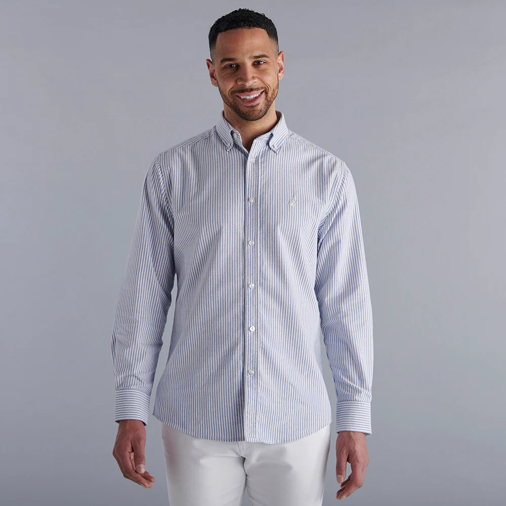 Oxford Shirt - Blue Stripe - Image 9