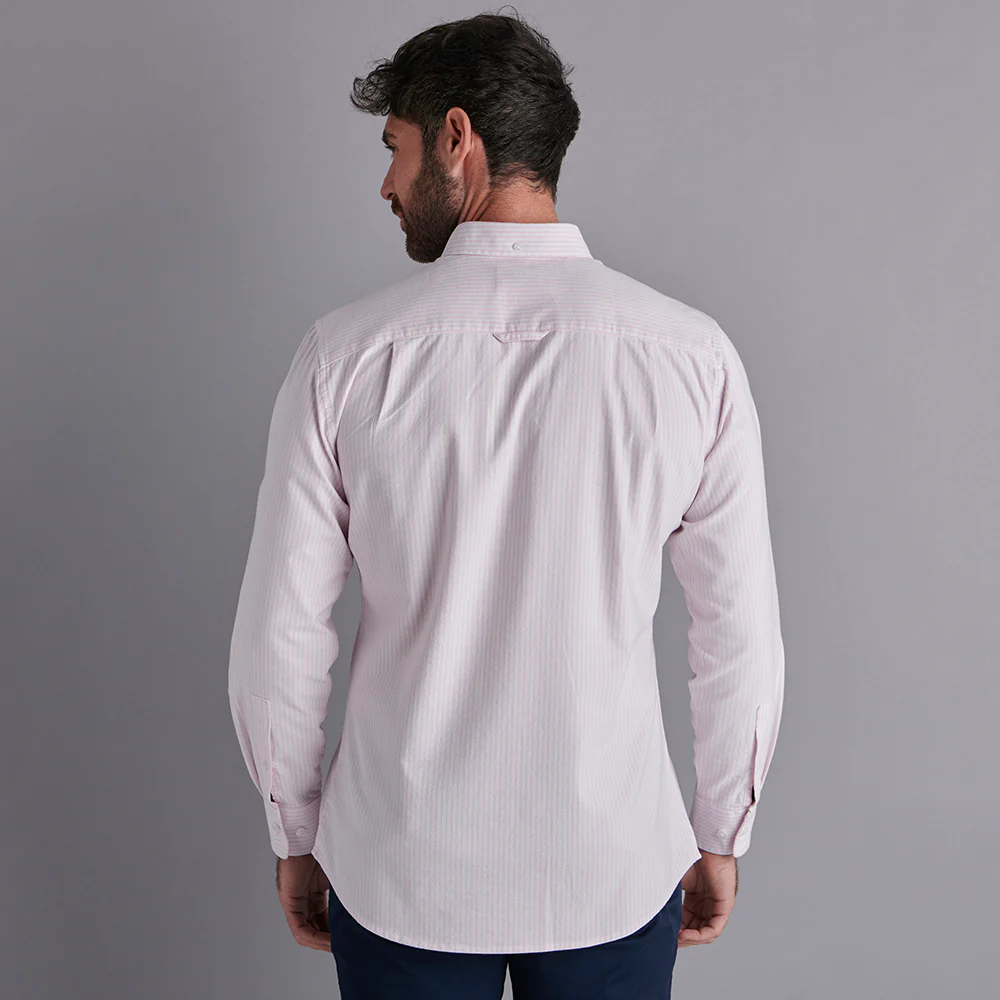 Oxford Shirt - Pink Stripe - Image 10