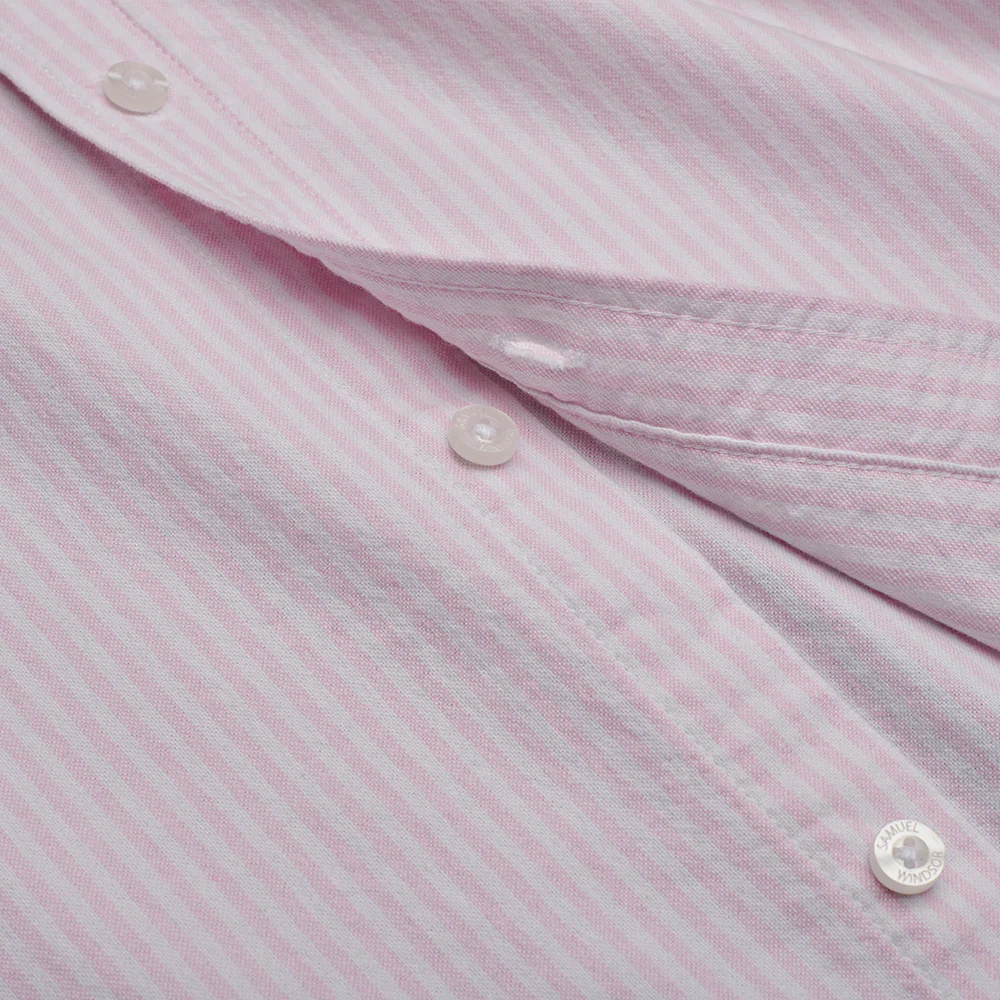 Oxford Shirt - Pink Stripe - Image 4