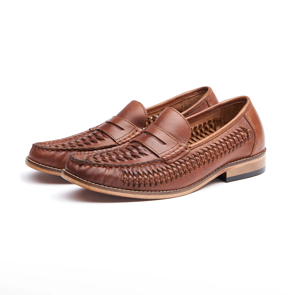 Penny Loafer - Basket Weave Tan - Image 5