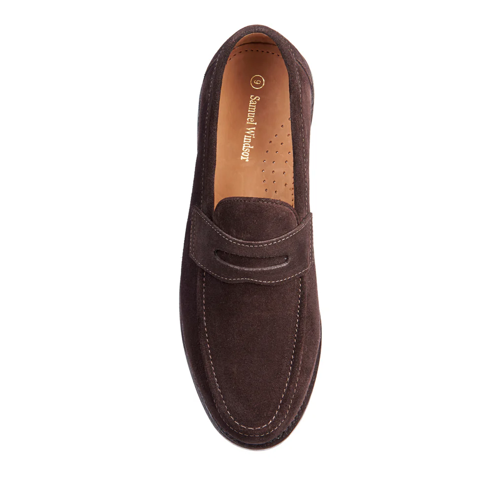 Penny Loafer - Brown Suede - Image 3