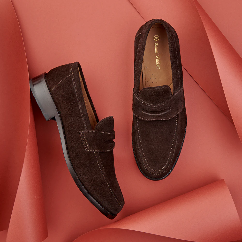 Penny Loafer - Brown Suede - Image 8