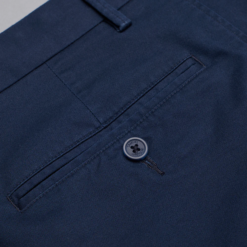Chino Shorts - Navy - Image 6