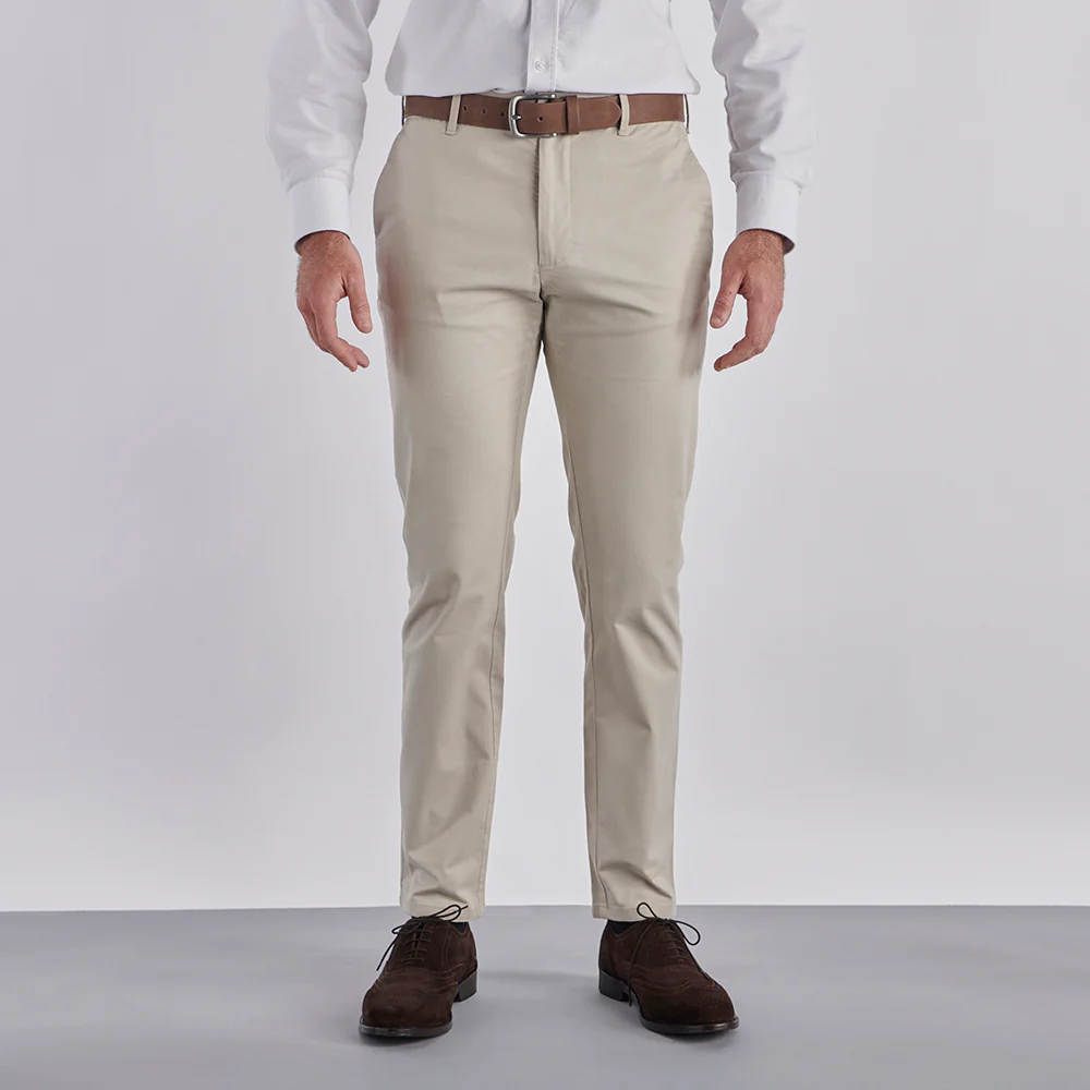 Regular Fit Chinos - Stone - Image 3