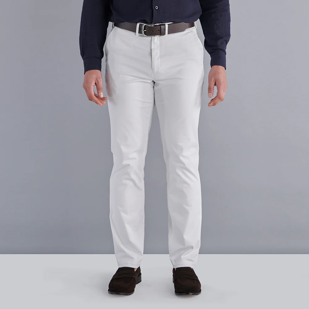 Regular Fit Chinos - White - Image 3