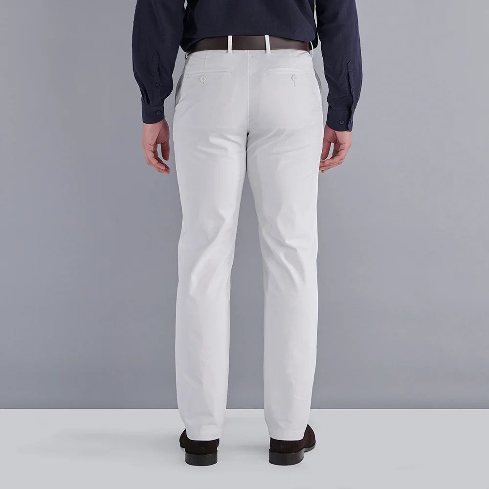 Regular Fit Chinos - White - Image 4