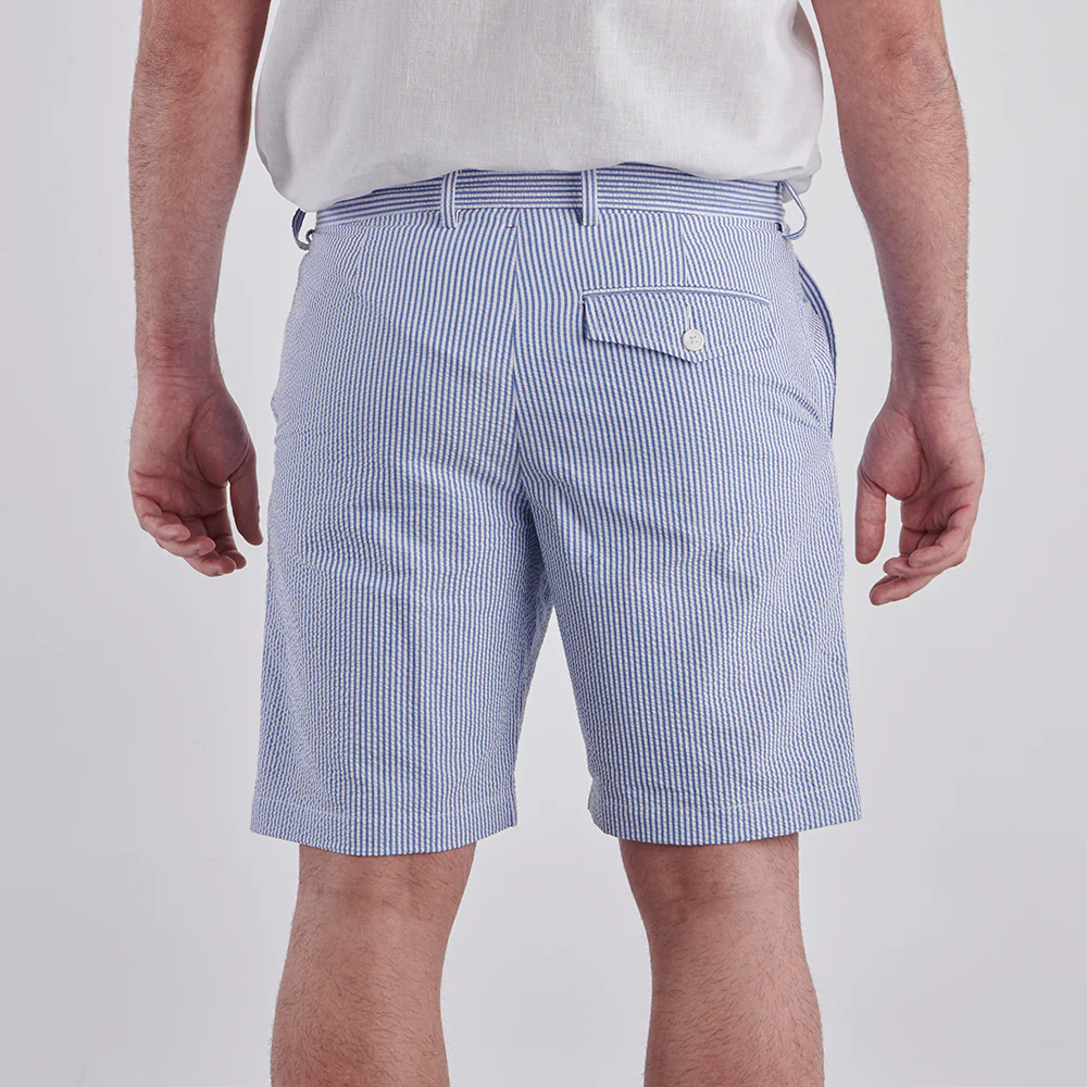 Seersucker Shorts - Blue - Image 3